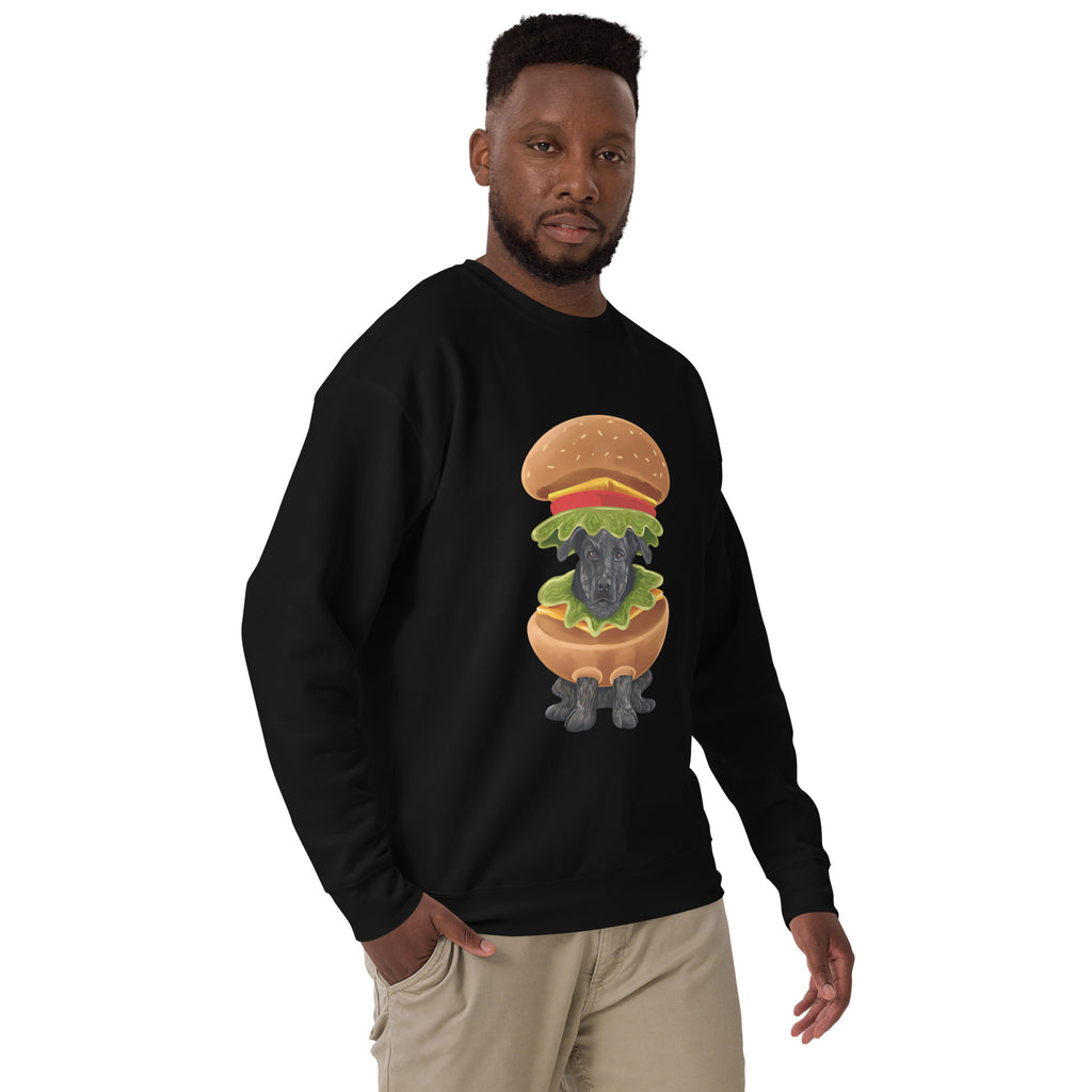 Burger in a Burger, Unisex Premium Sweatshirt