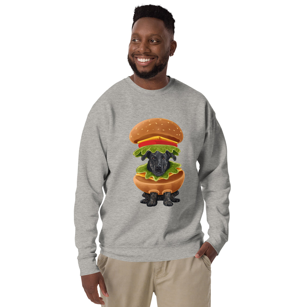 Burger in a Burger, Unisex Premium Sweatshirt