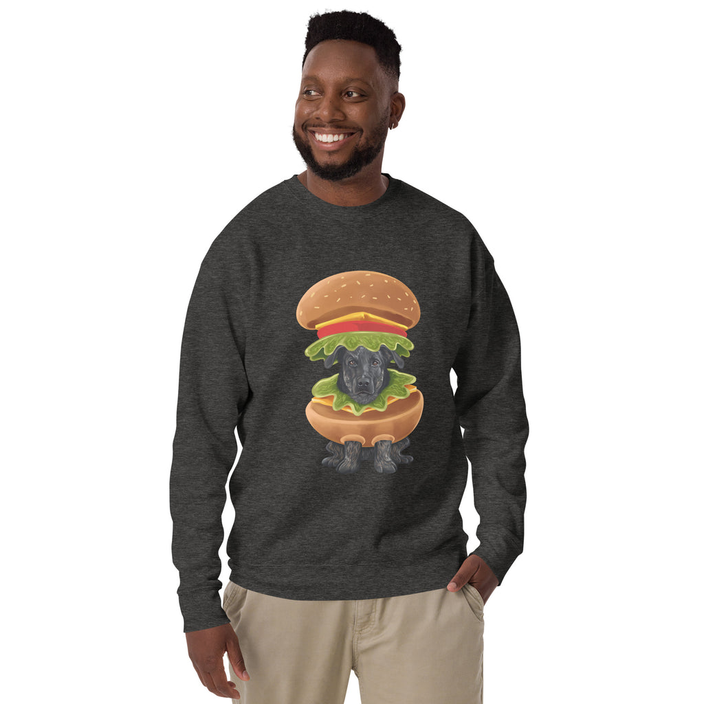 Burger in a Burger, Unisex Premium Sweatshirt