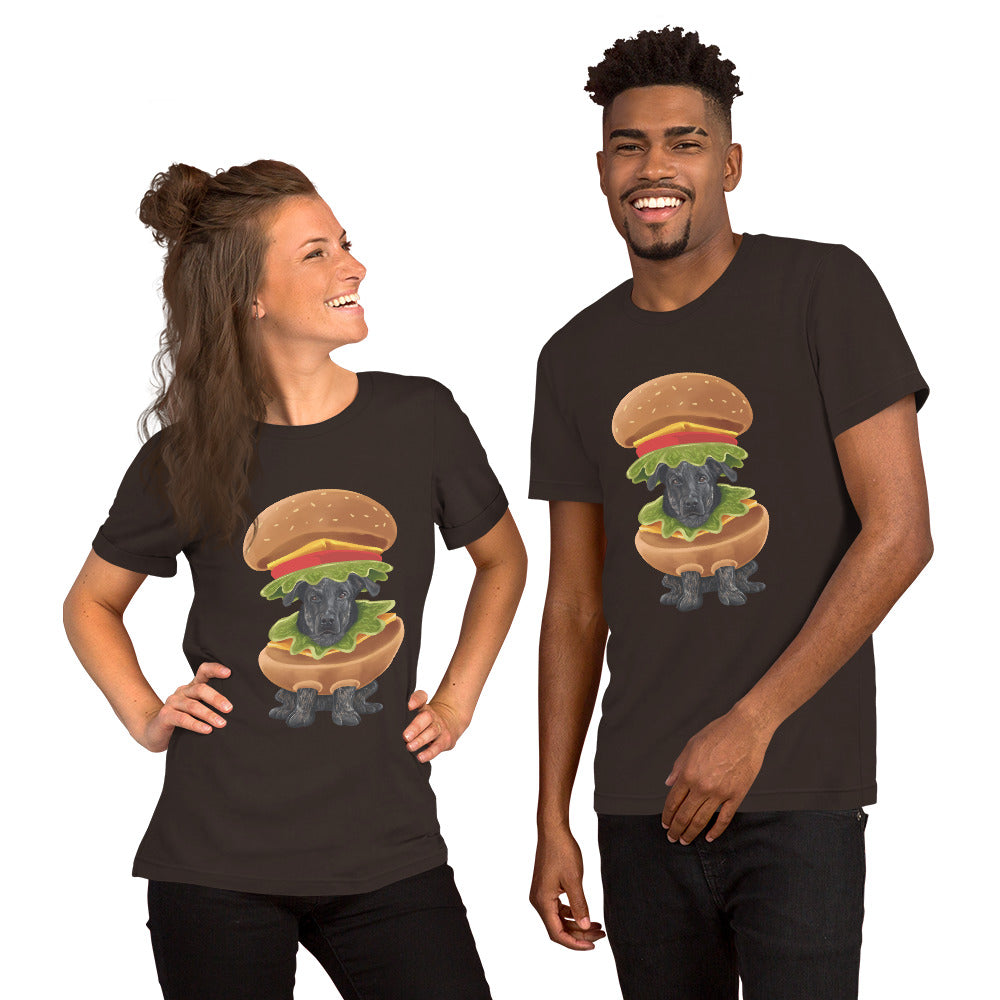 Burger in a Burger, Unisex T-shirt